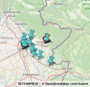 Mappa Stretta S. Valentino, 33043 Cividale del Friuli UD, Italia (11.512)