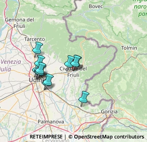 Mappa Stretta S. Valentino, 33043 Cividale del Friuli UD, Italia (12.34643)