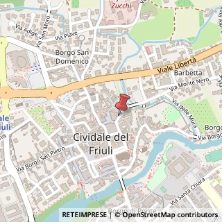 Mappa Piazzetta garibaldi 19, 33043 Cividale del Friuli, Udine (Friuli-Venezia Giulia)
