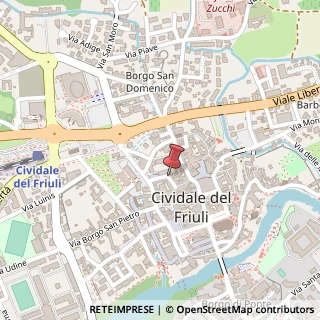 Mappa Via Alessandro Manzoni, 10, 33043 Cividale del Friuli, Udine (Friuli-Venezia Giulia)