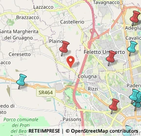 Mappa Via del Pasco, 33010 Pagnacco UD, Italia (3.56583)