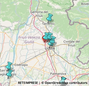 Mappa Via del Pasco, 33010 Pagnacco UD, Italia (21.34333)