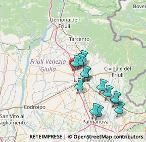 Mappa Via del Pasco, 33010 Pagnacco UD, Italia (13.75923)