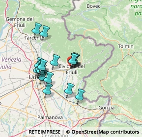 Mappa Viale Guglielmo Marconi, 33043 Cividale del Friuli UD, Italia (11.82211)