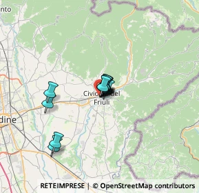 Mappa Viale Guglielmo Marconi, 33043 Cividale del Friuli UD, Italia (3.60083)