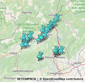 Mappa 32020 Limana BL, Italia (10.8905)