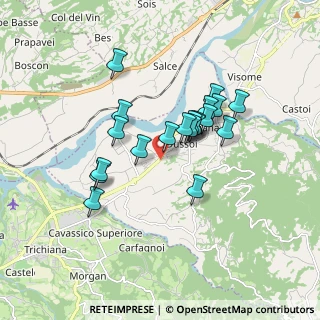Mappa Via Villa, 32020 Limana BL, Italia (1.389)