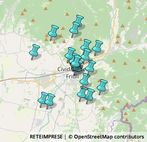 Mappa Piazza San Giovanni, 33043 Cividale del Friuli UD, Italia (2.4415)