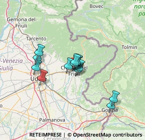 Mappa Via Gaetano Perusini, 33043 Cividale del Friuli UD, Italia (9.29923)