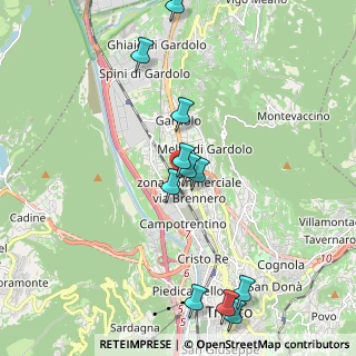 Mappa Via Giambattista Unterveger, 38100 Trento TN, Italia (2.11091)