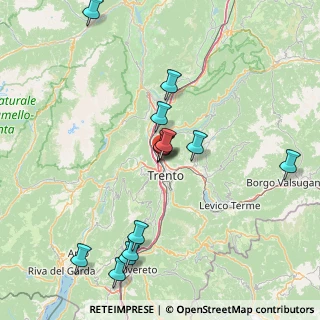 Mappa Via Giambattista Unterveger, 38100 Trento TN, Italia (16.52308)