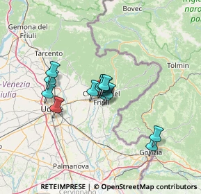 Mappa Via Monsignore Liva, 33043 Cividale del Friuli UD, Italia (9.36308)