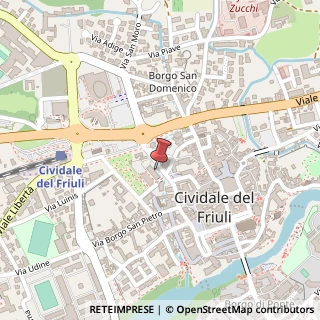 Mappa Piazza Alberto Picco, 13/a, 33043 Cividale del Friuli, Udine (Friuli-Venezia Giulia)