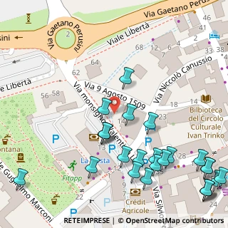 Mappa Via Monsignore Liva, 33043 Cividale del Friuli UD, Italia (0.072)