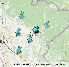 Mappa Via Monsignore Liva, 33043 Cividale del Friuli UD, Italia (4.7)
