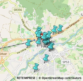 Mappa Via Monsignore Liva, 33043 Cividale del Friuli UD, Italia (0.48556)