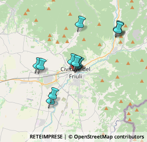 Mappa Via Monsignore Liva, 33043 Cividale del Friuli UD, Italia (2.96615)