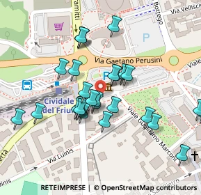 Mappa Viale della Libertà, 33043 Cividale del Friuli UD, Italia (0.09643)