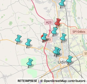 Mappa Via dei Brazza', 33010 Pagnacco UD, Italia (3.73727)