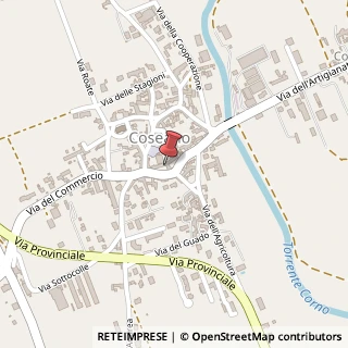 Mappa Via del Commercio, 63, 33030 Coseano, Udine (Friuli-Venezia Giulia)