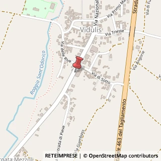 Mappa Via di Sotto, 2, 33030 Dignano, Udine (Friuli-Venezia Giulia)