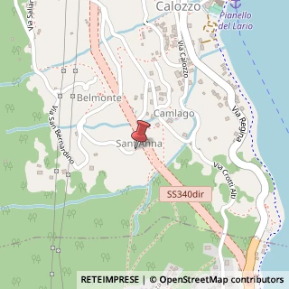 Mappa 20, 22010 Pianello del Lario, Como (Lombardia)