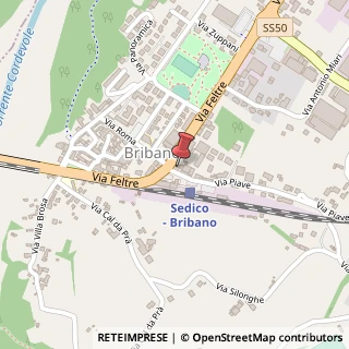 Mappa Piazza Martiri, 2, 32036 Sedico, Belluno (Veneto)