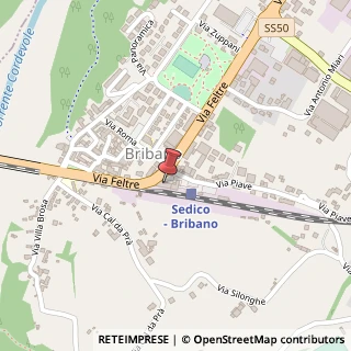 Mappa Piazza Martiri, 22, 32030 Sedico, Belluno (Veneto)