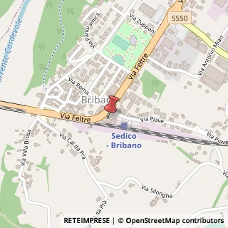 Mappa Piazza Martiri, 23, 32036 Sedico, Belluno (Veneto)