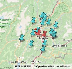 Mappa Via Alla Palù, 38070 Terlago TN, Italia (11.297)