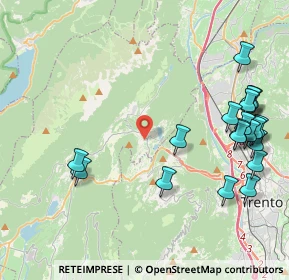 Mappa Via Alla Palù, 38070 Terlago TN, Italia (5.037)