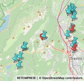 Mappa Via Alla Palù, 38070 Terlago TN, Italia (5.61444)