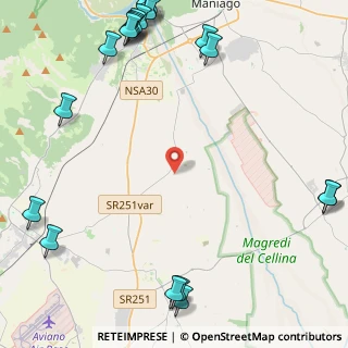 Mappa Via Giulia, 33086 Maniago PN, Italia (6.8595)