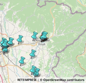 Mappa Via Monte Nero, 33043 Cividale del Friuli UD, Italia (9.3255)