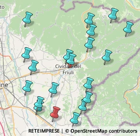 Mappa Via Monte Nero, 33043 Cividale del Friuli UD, Italia (9.27)