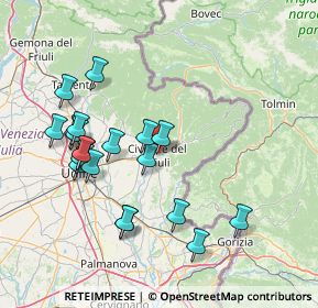 Mappa Via Monte Nero, 33043 Cividale del Friuli UD, Italia (15.342)