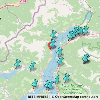 Mappa Via san bernardino, 22010 Pianello del Lario CO, Italia (9.907)
