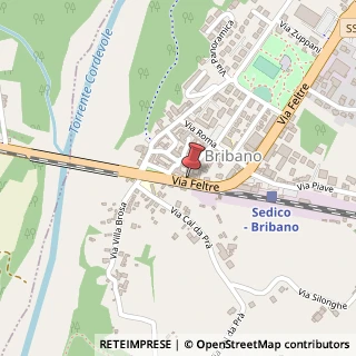 Mappa Via Feltre, 144, 32036 Sedico, Belluno (Veneto)