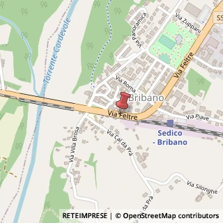 Mappa Via Feltre, 130, 32036 Sedico, Belluno (Veneto)