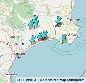 Mappa Unnamed Road, 88070 Botricello CZ, Italia (10.4325)