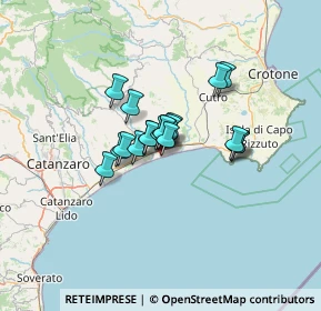 Mappa Unnamed Road, 88070 Botricello CZ, Italia (8.36368)