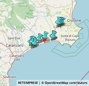 Mappa Via Miramare, 88070 Botricello CZ, Italia (9.93375)