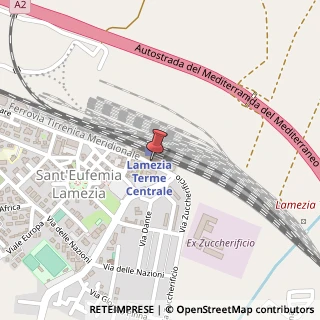 Mappa Via del Mare, 17, 88046 Lamezia Terme, Catanzaro (Calabria)