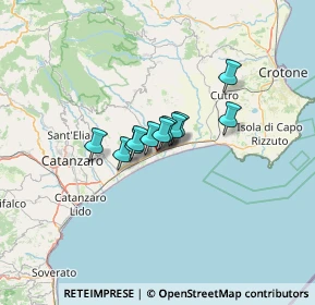 Mappa Via Flaminia, 88050 Cropani CZ, Italia (7.28)