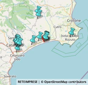 Mappa Via Diamante, 88070 Botricello CZ, Italia (15.2605)