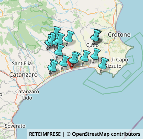 Mappa Via albarella, 88070 Botricello CZ, Italia (11.03211)