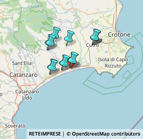 Mappa Via albarella, 88070 Botricello CZ, Italia (10.41077)