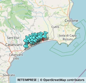 Mappa Via II Marina, 88070 Botricello CZ, Italia (8.38929)