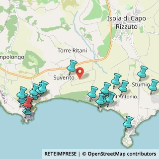 Mappa Contrada Sovereto, 88841 Isola di Capo Rizzuto KR, Italia (2.9195)