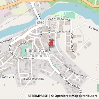 Mappa Via Leonardo da Vinci, 5, 29010 Pianello Val Tidone, Piacenza (Emilia Romagna)